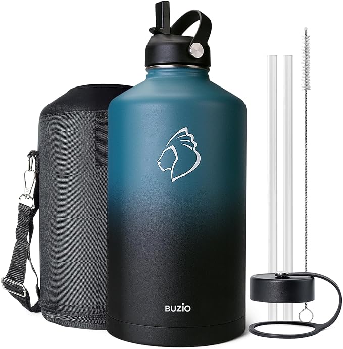 BUZIO 1 Gallon Water Bottle Insulated by BUZIO
