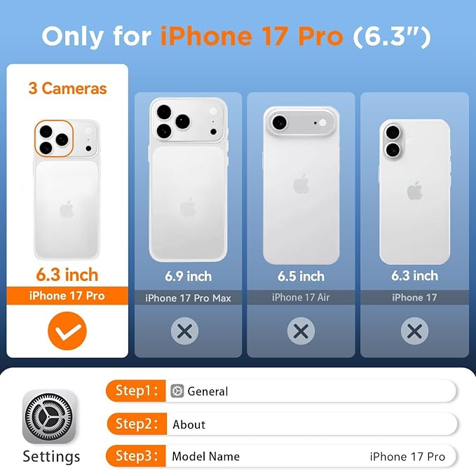WIFORT for iPhone 17 Pro Waterproof Case, - Image 2