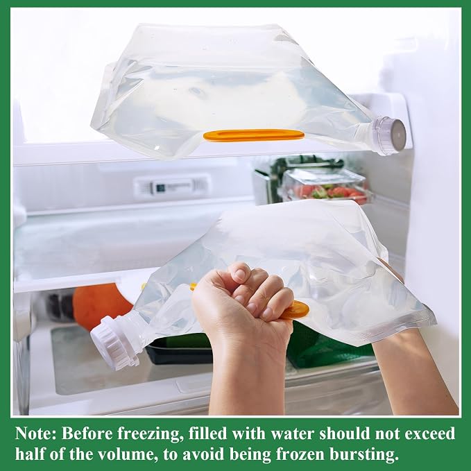 Tessco for you 1 Pcs 1.3 Gallon Collapsible Water Storage Bag Water Container - Image 5