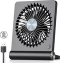 Koonie USB Fan, Strong Wind Ultra Quiet Small Desk Fan 220° Tilt Folding 3 by Koonie