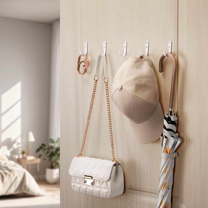 10Pcs Wall Hooks for Bathroom, and Garage - Image 4