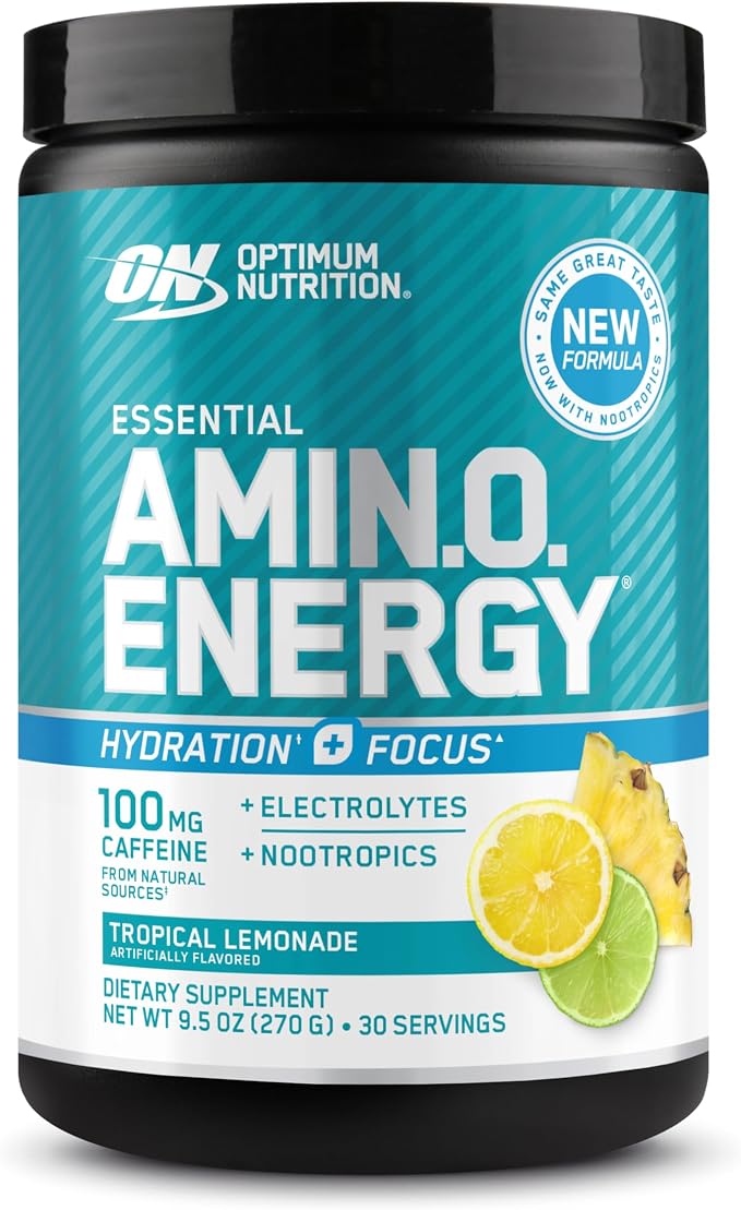 Optimum Nutrition Amino Energy Powder Plus Focus, by OPTIMUMNUTRITION