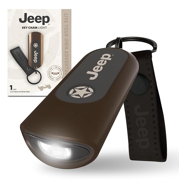 Energizer Jeep Keychain Flashlight, Bright Compact Portable Flashlight Keychain by Energizer