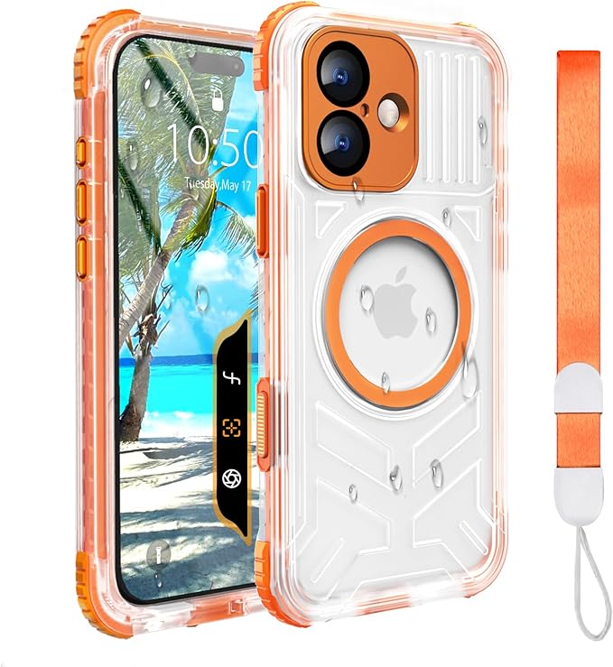 for iPhone 16 Waterproof Case, Compatible by EVCING