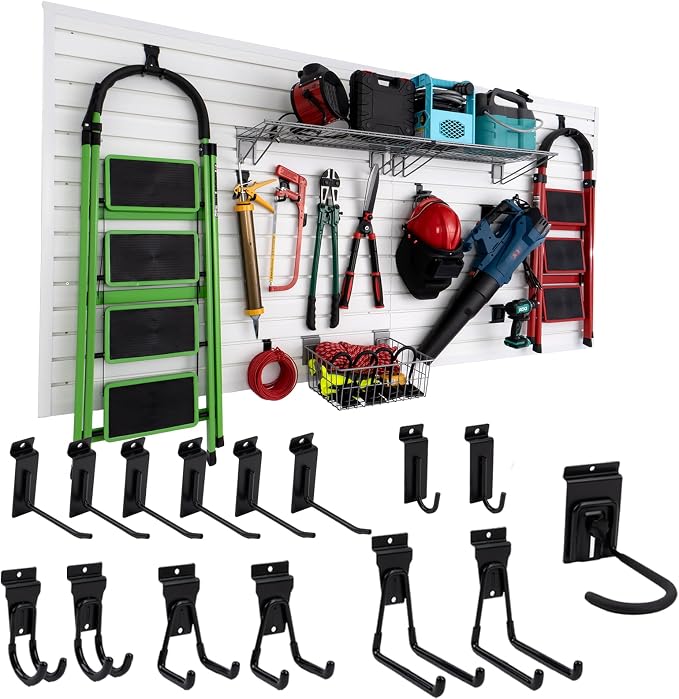 FRAYSCENT Slat Wall Paneling Garage Slat Wall Storage Systems Slatwall Panels by FRAYSCENT