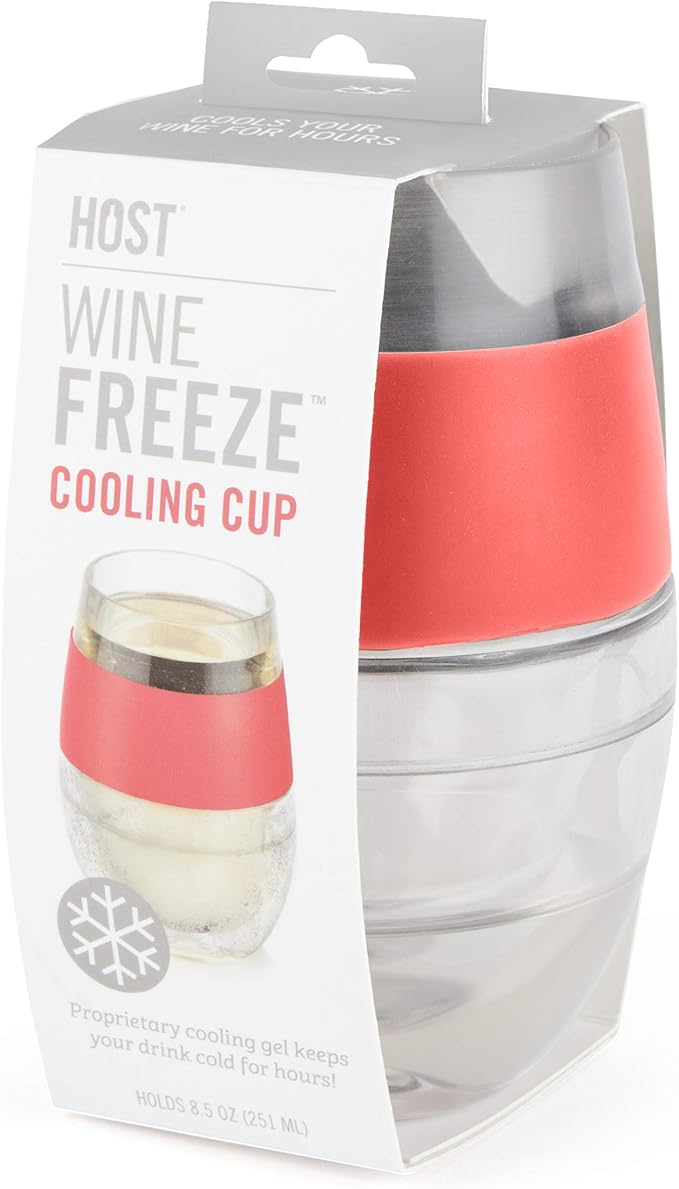 HOST Wine Freeze Cooling Cup, Plastic Double Wall Insulated Freezable Drink - Image 10