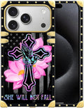 for iPhone 17 Pro Case Luxury Golden Decoration by Unknown