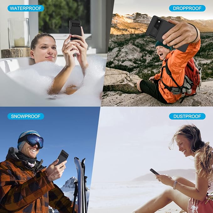 Lanhiem Pixel 7 Pro Case, IP68 Waterproof Dustproof Case - Image 8
