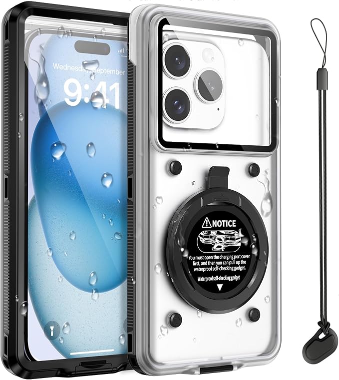 Beasyjoy Waterproof Phone Case, Underwater Snorkeling Diving Phone Case by Beasyjoy