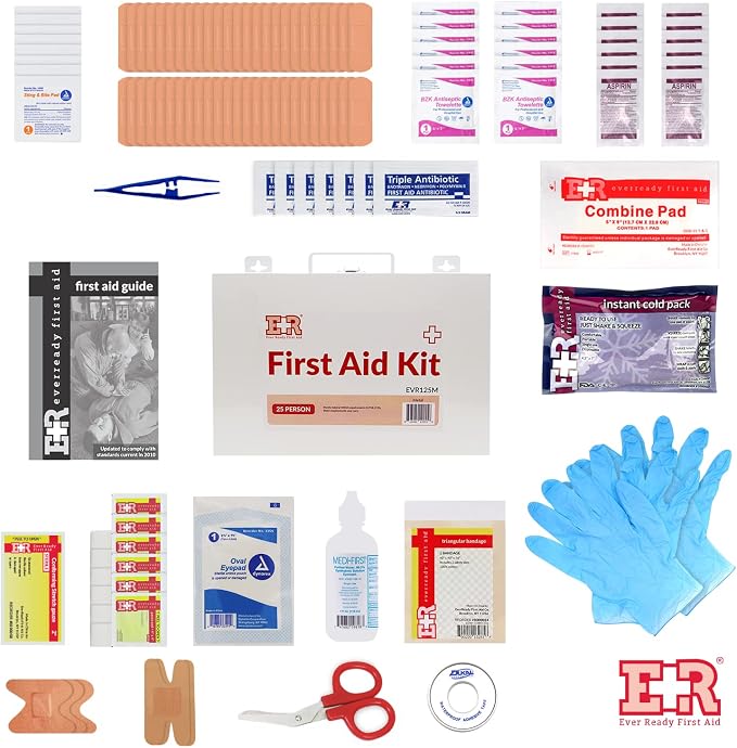 Ever Ready First Aid 107 Piece 25 Person First Aid Kit - Image 6