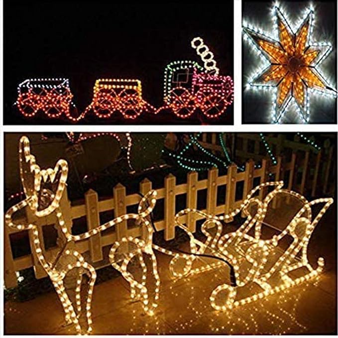 200ft LED Rope Lights Outdoor, 1440 LED Flexible Tube Lights - Image 5