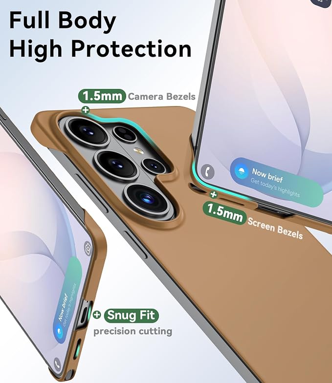 GRECAZO Slim Borderless for Samsung Galaxy S26 Plus Phone Case 6.7" Ultra-Thin - Image 6