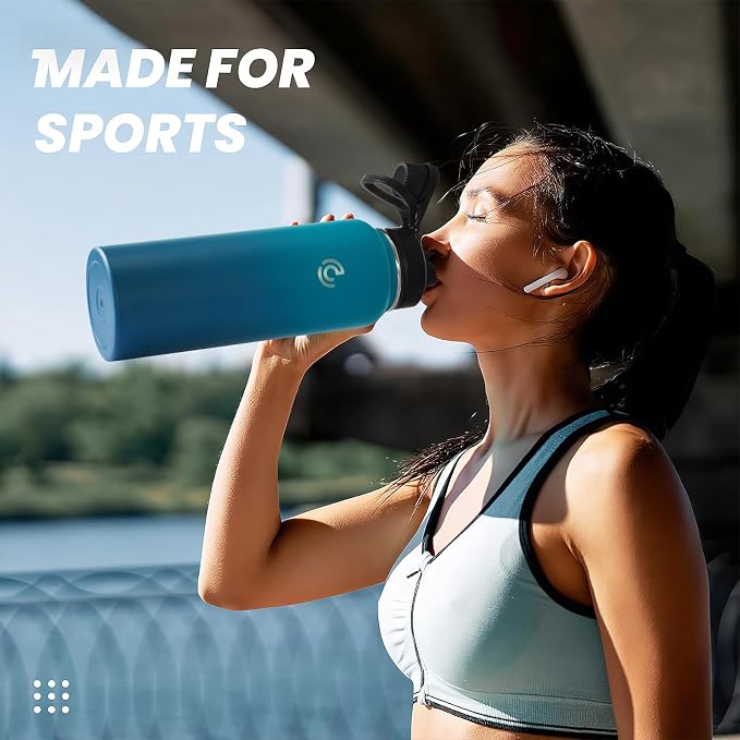Sports Water Bottle 40oz, Insulated Water Bottle - Image 6