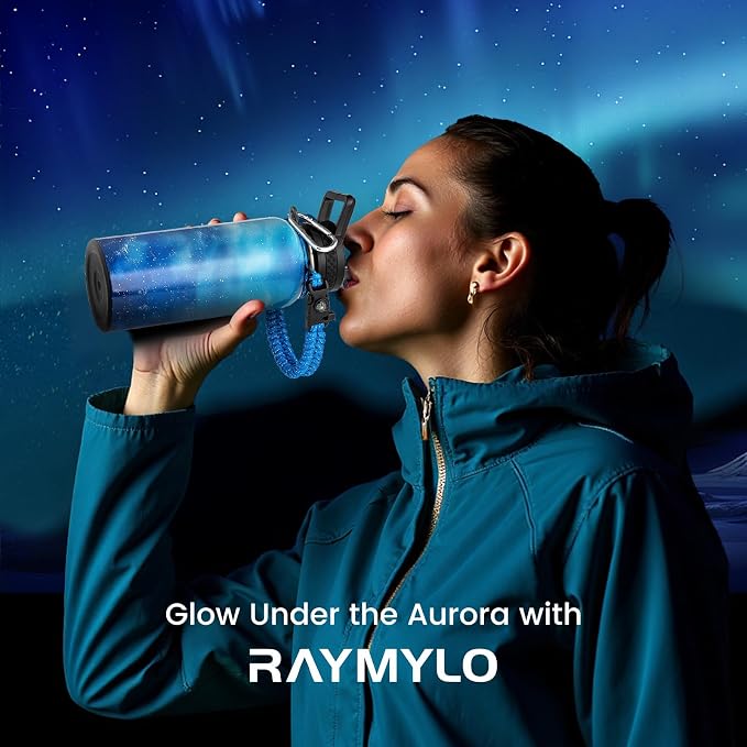 RAYMYLO Insulated Water Bottle 32 oz, Triple Wall Vacuum Stainless Steel - Image 2