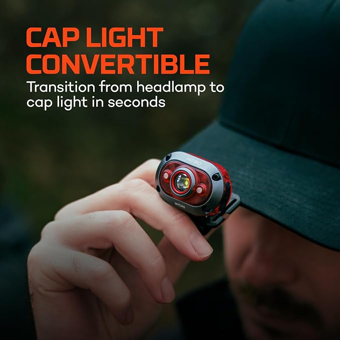 NEBO MYCRO 450 Rechargeable Headlamp | 450 Lumens, 6 Light Modes, Water - Image 4