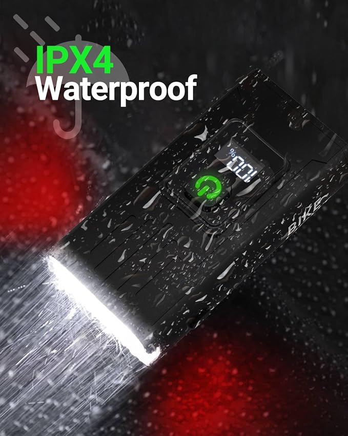 Victoper Bike Light, High Lumens Super Bright Bicycle Lite, 6+4 Modes USB - Image 7