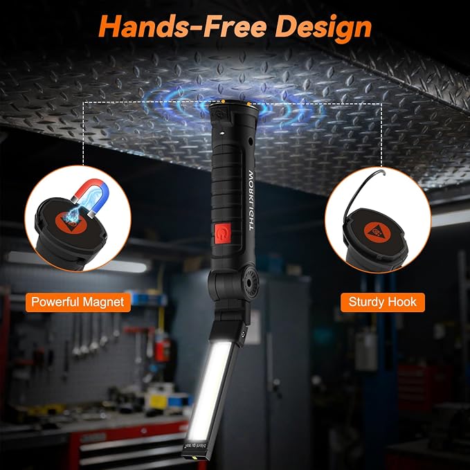Magnetic Work Light 12Pack, Rechargeable LED Work Light - Image 4