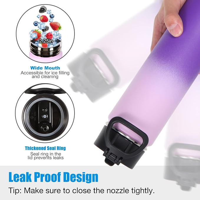 Volhoply 24oz Insulated Water Bottle - Image 5