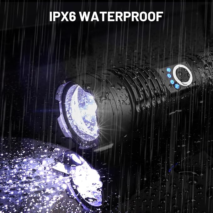 Lylting 2 Pack Rechargeable LED Flashlights High Lumens, 000LM Super Bright - Image 8