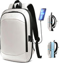 hk Business Backpack for Men 17 Inch, Slim & Expandable Waterproof Travel by hkbag