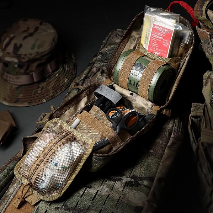 EVERLIT Emergency Trauma Kit, CAT GEN-7 Tourniquet 36" Splint, Military Combat - Image 3