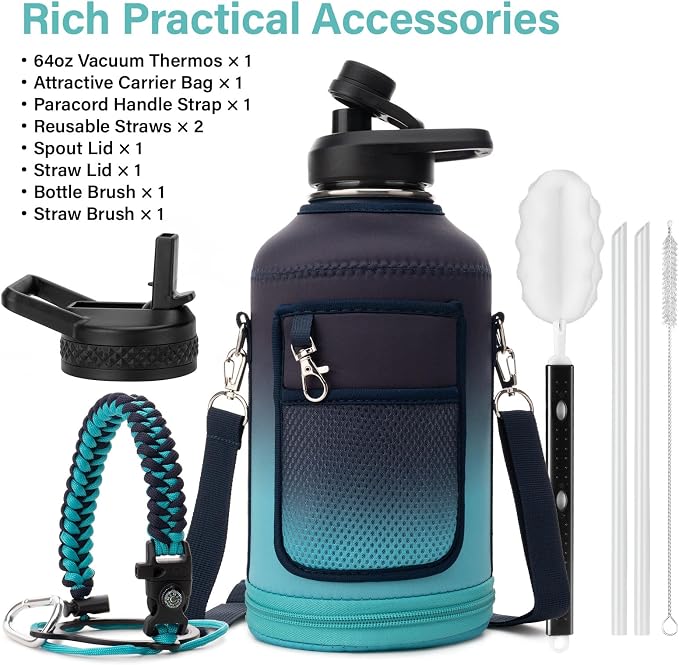 DYSANKY Insulated Water Bottle | Thickened Stainless Steel Vacuum Metal | - Image 2