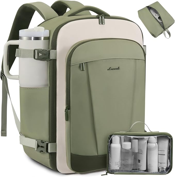LOVEVOOK 40L Travel Backpack for Women & Men, Airline Approved Carry On Backpack by LOVEVOOK