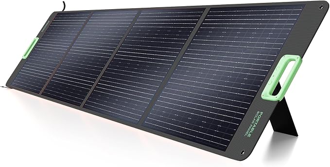 200W Portable Solar Panel for Power Station, 23.5% High Efficiency ETFE by GRECELLPOWERSTATION