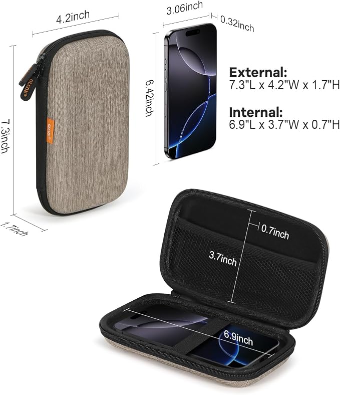 Hard Drive Case for Western Digital WD Elements My Passport/Samsung T9 - Image 2