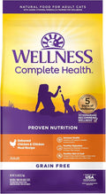 Wellness Complete Health Adult Dry Cat Food, Grain Free Kibble, Chicken Recipe by WellnessNaturalPetFood