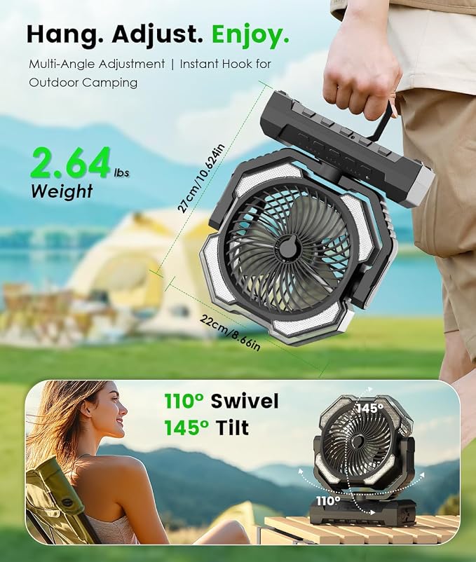 Camping Misting Fan - Image 6