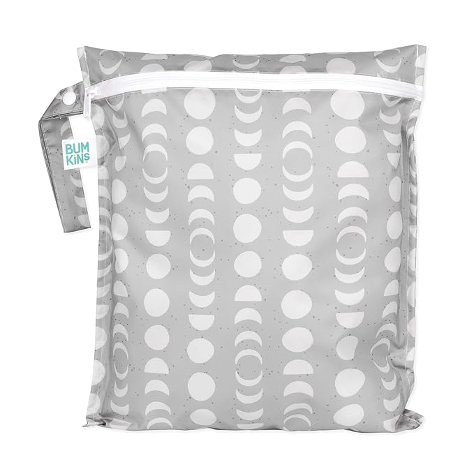 Bumkins Waterproof Wet Bag for Baby, Swim Suit, Cloth Diapers, Pump Parts by Bumkins
