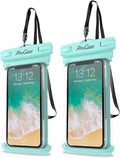 ProCase 2 Pack Waterproof Phone Pouch, Underwater Phone Case Up to 7", Dry Bag by ProCase