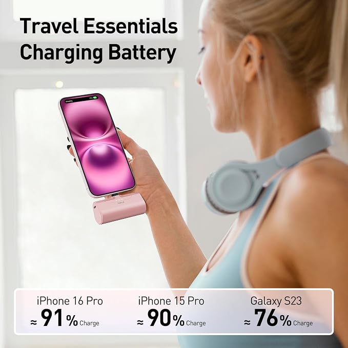 iWALK Portable Charger for iPhone 17/16/15 USB-C Small Power Bank 20W 4 - Image 5