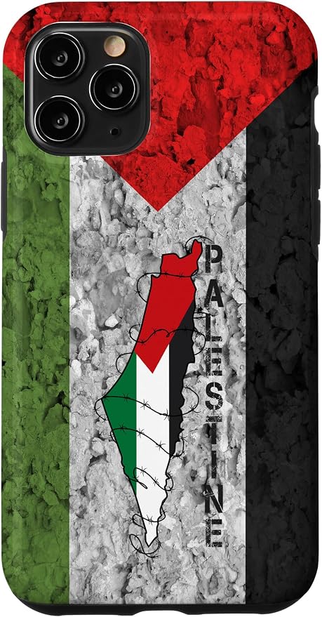 Kufiya PALESTINE Keffiyeh flag, Palestinian Map pattern Case by Unknown