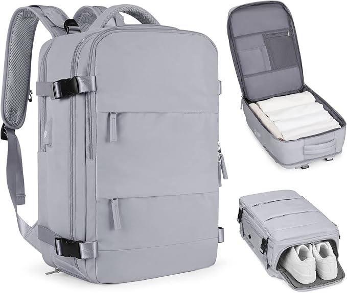Large Personal Item Travel Backpack by coofay
