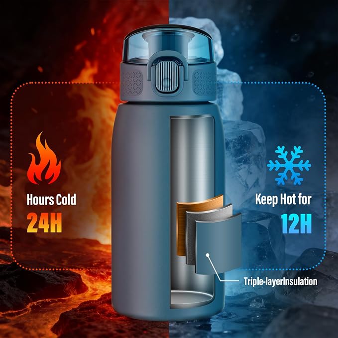 Insulated Water Bottle 12 oz - Image 3