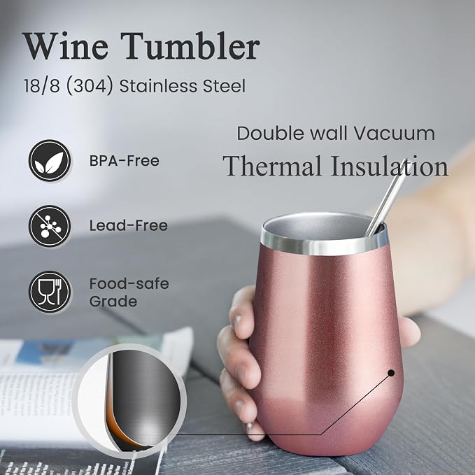 MEWAY Stainless Steel Wine Tumbler - Image 2