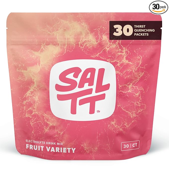 SALTT Electrolytes Powder Packets, Fruit Variety Pack by KetoChow