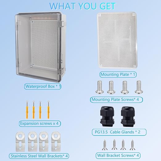 IP67 Waterproof Junction Box, ABS Plastic Electrical Enclosure - Image 7