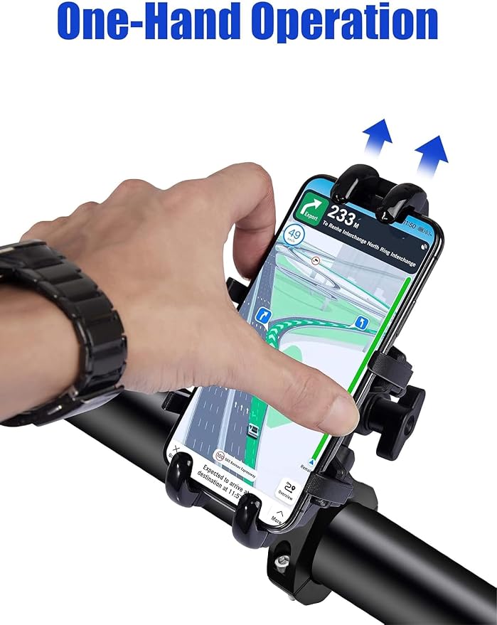 ZIDIYORUO UTV Phone Holder, Aluminum Alloy Heavy Duty Cell Phone Mount - Image 3