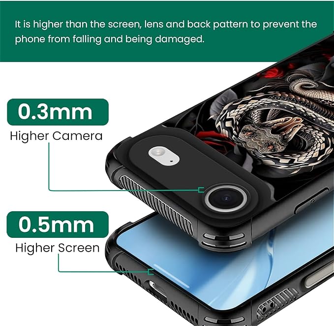 for iPhone 17 Air Case, for MagSafe Graphic Design for Girl Boy Soft Silicone - Image 4