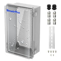 Outdoor Electrical Junction Box | IP67 Waterproof | Resistant ABS Material by StructoMax