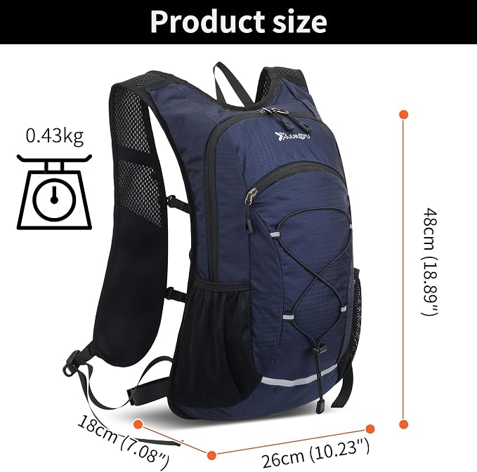 DOJUNS Hiking Backpack Lightweight Travel Backpack 20L Waterproof Hiking - Image 5