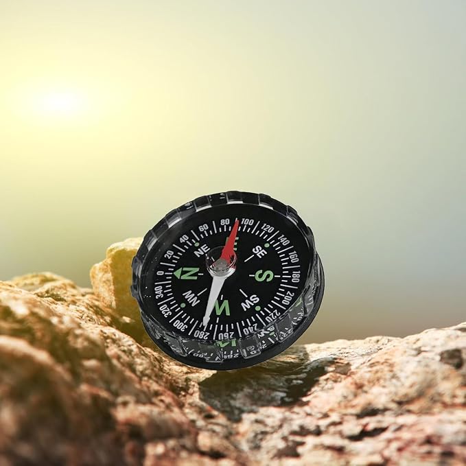 Black Waterproof Pocket Watch Compasses Navigation Compasses Professional Clear - Image 3