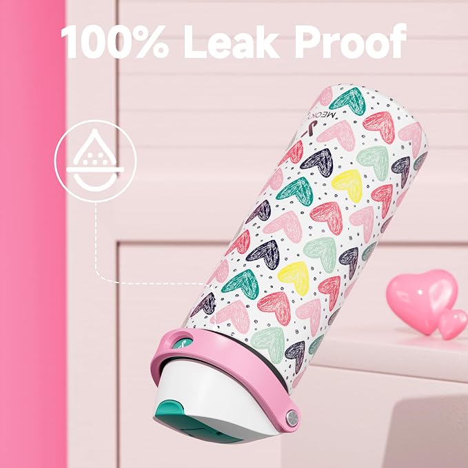 24 oz Valentine's Day Water Bottle: Meoky Stainless Steel Water Bottle - Image 5