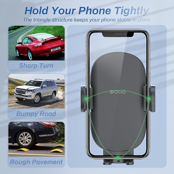 OQTIQ 13" Gooseneck Car Phone Mount – Windshield & Dashboard Holder - Image 9