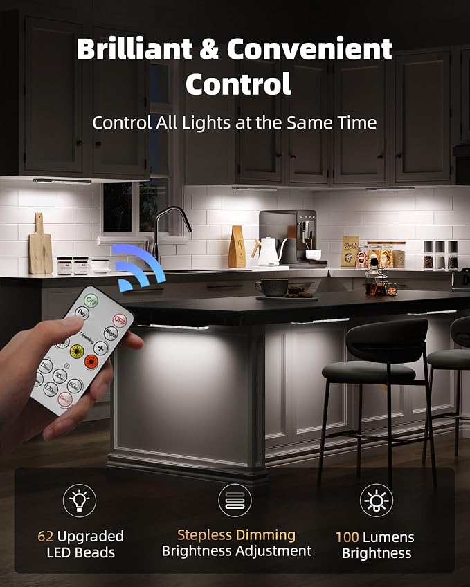 EZVALO 6-Pack Under Cabinet Lighting - Image 4