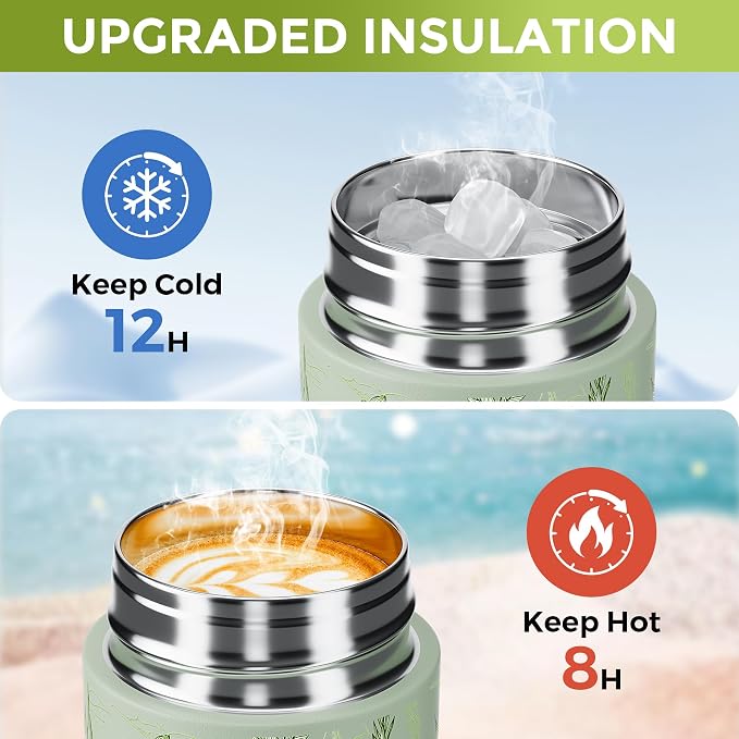【Upgraded】Exllena Small Insulated Water Bottle 8 oz/250ml– Mini Insulated Water - Image 4