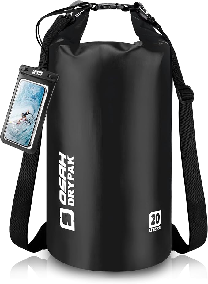 Waterproof Dry Bag, 5L/10L/20L/30L/40L Roll Top Lightweight Storage Backpack by OSAHDRYPAK